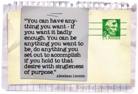 Abraham Lincoln Quotation